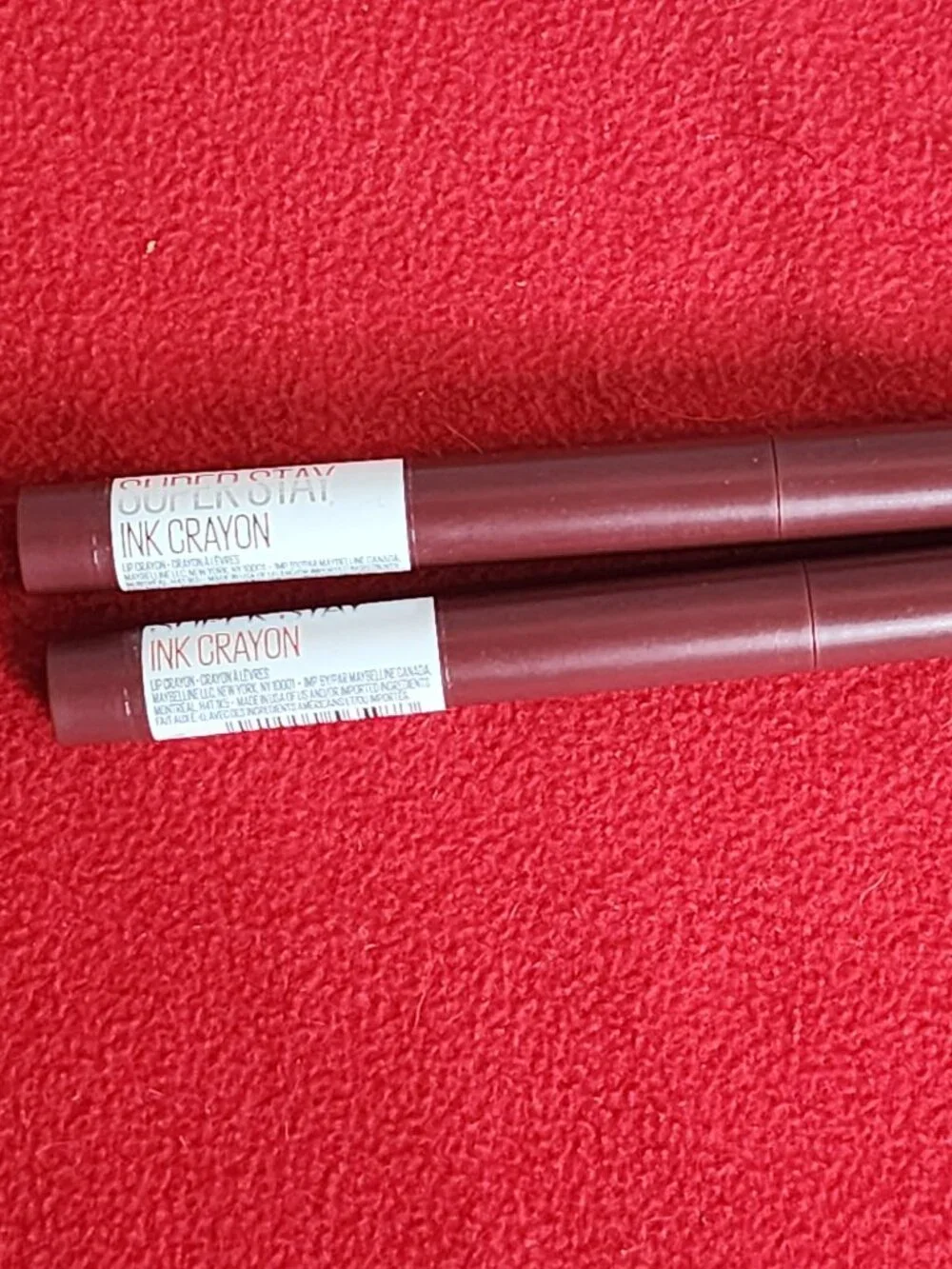 Maybelline New York SuperStay Ink Lip Crayon .04oz Color 65 Settle for More 2PK